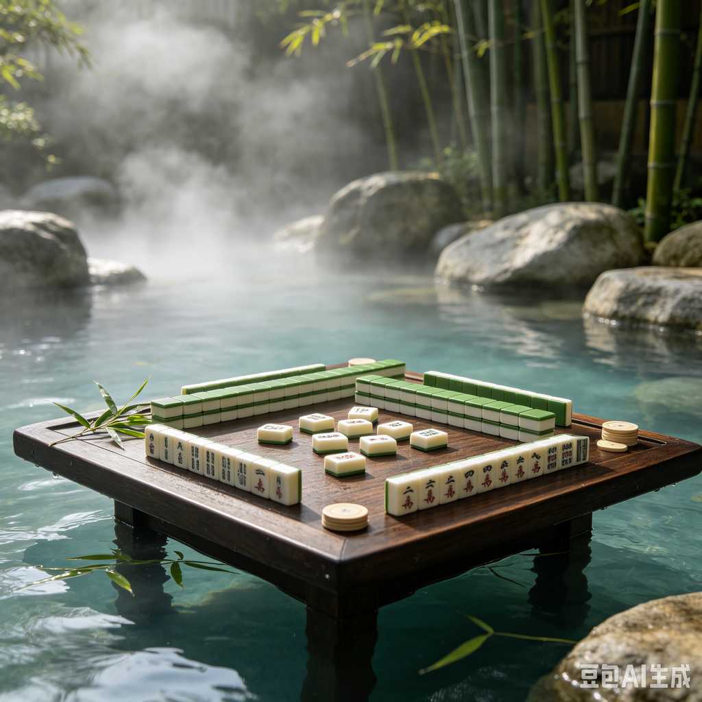 unique text mahjong tiles design